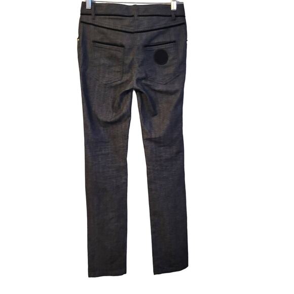 Class Roberto Cavalli Cotton Cashmere Blend Pants Womens 6 Gray Black‎ Trim - Picture 2 of 14